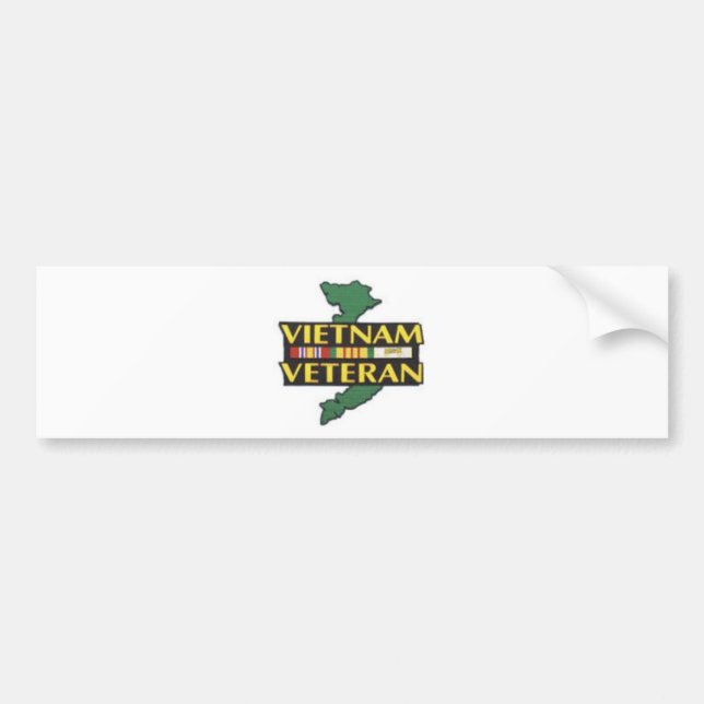 Vietnam Veteran Bumper Sticker (Front)