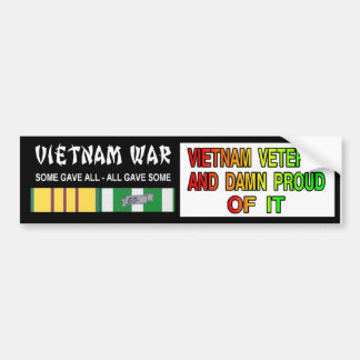 vietnam veteran bumper sticker