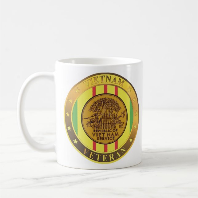 Vietnam Veteran Coffee Mug-by Papastyle Designs Coffee Mug (Left)