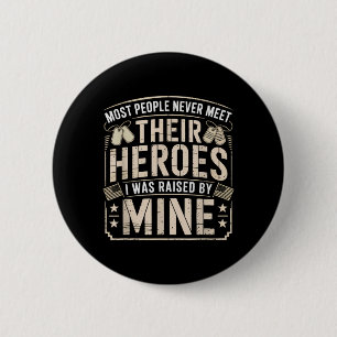 Vietnam Veteran Daughter Raised Eagle Badge Most 2 Inch Round Button
