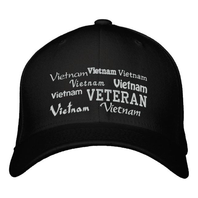 Vietnam Veteran - Embroidered Hat (Front)