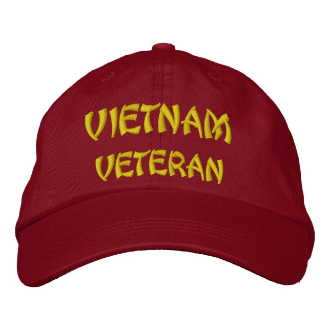 VIETNAM VETERAN EMBROIDERED HAT (Front)