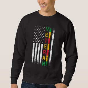 vietnam veteran Flag Memorial Day Gifts Dad Junete Sweatshirt