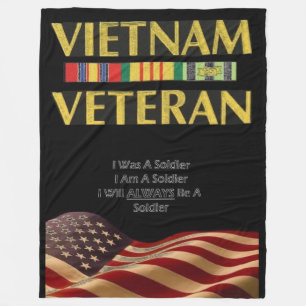 VIETNAM VETERAN FLEECE BLANKET