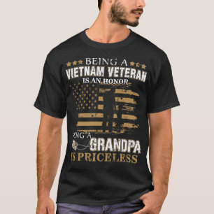 Vietnam Veteran Is An Honour Grandpa Is Priceless  T-Shirt