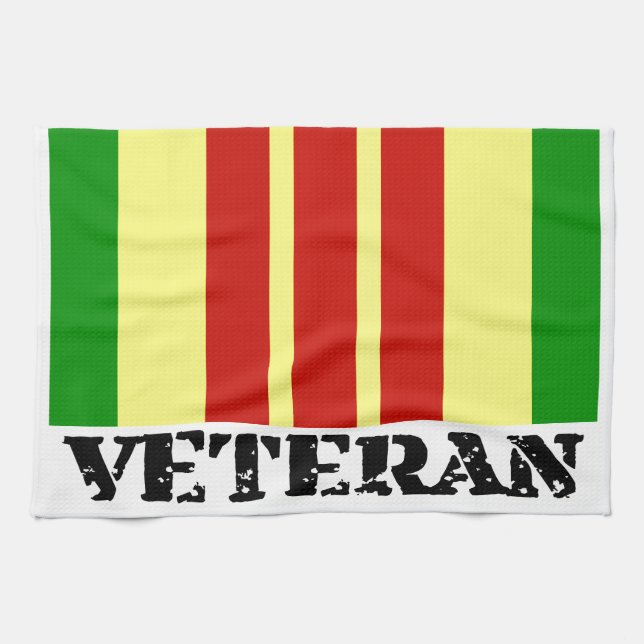 Vietnam Veteran Kitchen Towel (Horizontal)