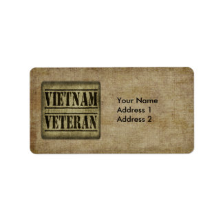 Vietnam Veteran Military Label