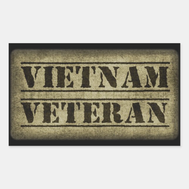 Vietnam Veteran Military Sticker (Front)