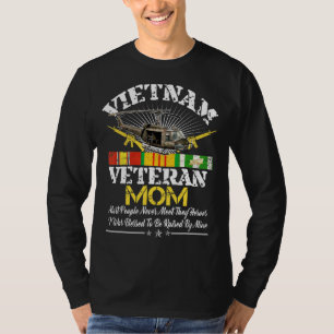 Vietnam Veteran Mom Raised By My Hero Military Fa T-Shirt