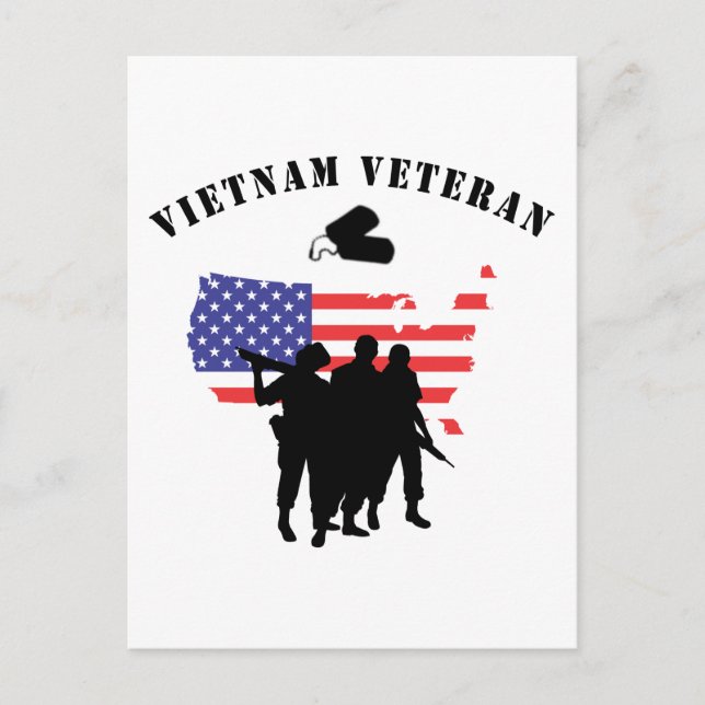 Vietnam Veteran Postcard (Front)