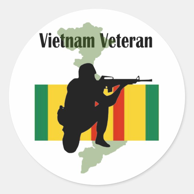 Vietnam Veteran Stickers (Front)