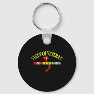 Vietnam Veteran Usa Flag Memorial Patriotic Keychain