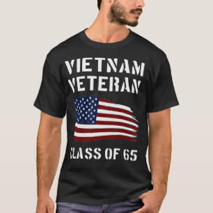 Vietnam Veteran Vet Ribbon Class of 1965 65 T-Shirt