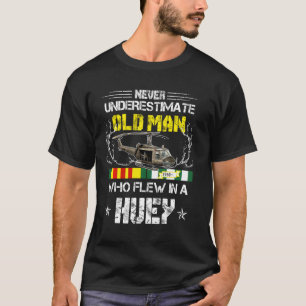 Vietnam Veteran Vet  Uh 1 Huey Helicopter T-Shirt