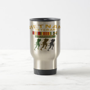 Vietnam Veteran Warrior Travel Mug