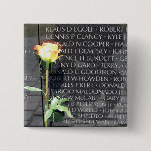 vietnam veterans memorial 2 inch square button