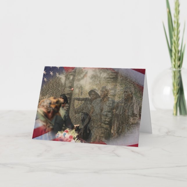 Vietnam Veterans' Memorial Card (Front)