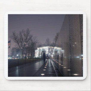 vietnam veterans memorial lincoln memorial mouse pad