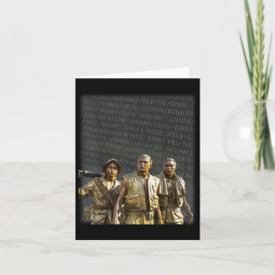 Vietnam Veterans Memorial Wall, Washington  Card