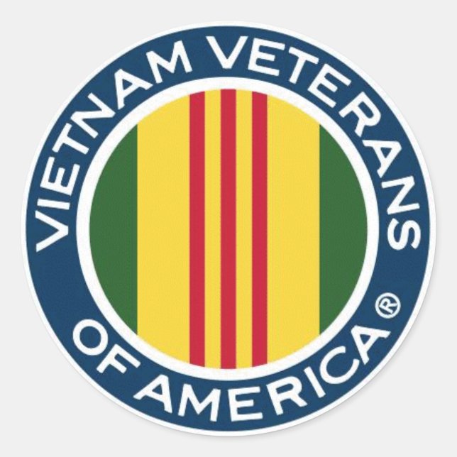 Vietnam Veterans of America 3 inch Stickers (Front)