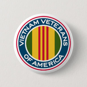 Vietnam Veterans of America Logo 2 Inch Round Button