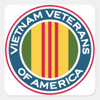 Vietnam Veterans of America Logo Square Sticker