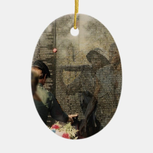 Vietnam Veterans' Tribute Ceramic Ornament (Front)