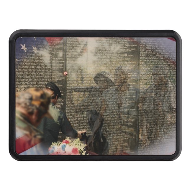 Vietnam Veterans' Tribute Trailer Hitch Cover (Front)