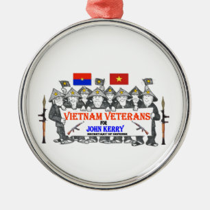 VIETNAM VETS for KERRY Metal Ornament