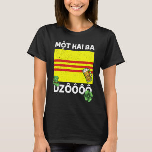 Vietnam Viet St. Patricks Day Mot Hai Ba Dzo Cheer T-Shirt