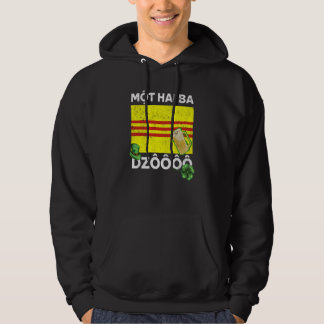 Vietnam Viet St Patricks Day Mot Hai Ba Dzo Cheers Hoodie