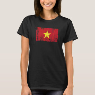 Vietnam Vietnamese Flag Football Fan Sports Adults T-Shirt