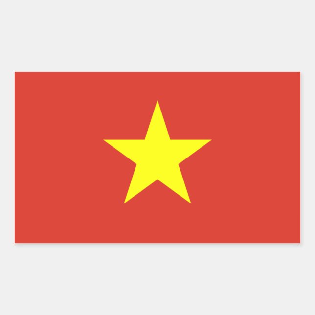 Vietnam/Vietnamese Flag Sticker (Front)