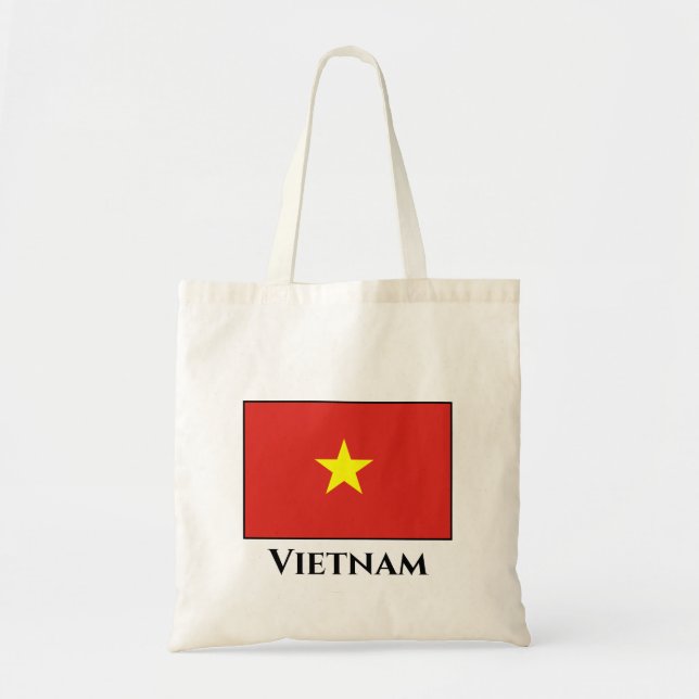 Vietnam (Vietnamese) Flag Tote Bag (Front)
