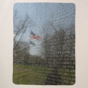 VIETNAM WALL SHERPA BLANKET