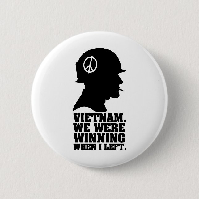 Vietnam War 2 Inch Round Button (Front)