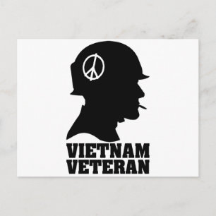 Vietnam War Veteran Postcard