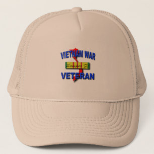 Vietnam War Veteran Service Ribbon, Semper Fi Trucker Hat