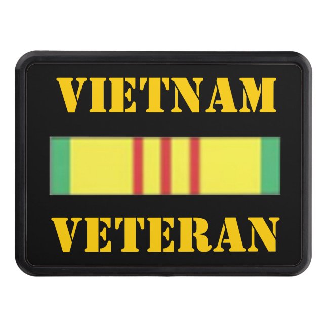 VIETNAM WAR VETERAN TRAILER HITCH COVER (Front)
