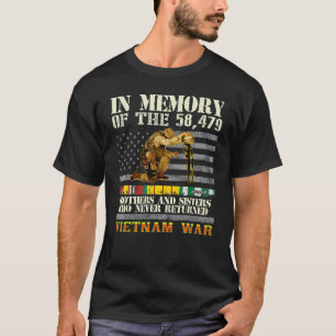 Vietnam War Veterans US Memorial Day In The Memory T-Shirt