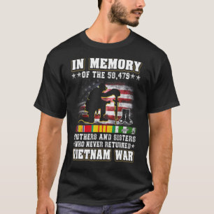 Vietnam War Veterans Us Memorial Day In The Memory T-Shirt