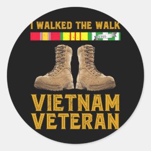 Vietnam War Vietnam Veteran Us Veterans Day 185 Classic Round Sticker