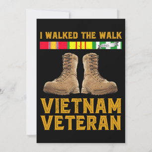 Vietnam War Vietnam Veteran Us Veterans Day 185 Invitation