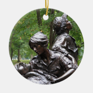 Vietnam Womens Memorial Ceramic Ornament