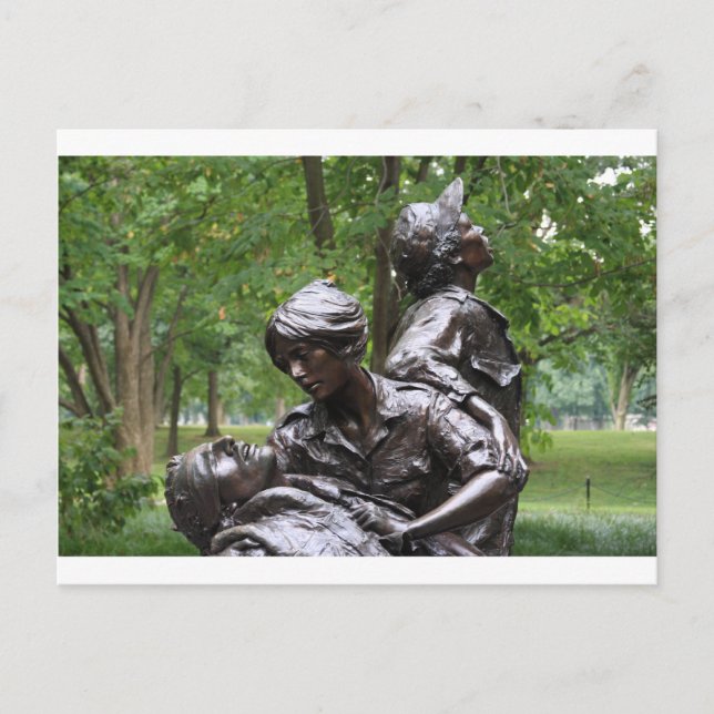 Vietnam Womens Memorial Postcard (Front)