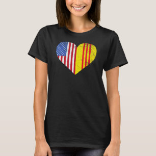 Vietnamese American Flag Usa South Vietnam Flag He T-Shirt