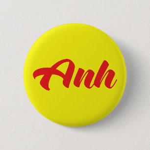 Vietnamese Brother - Anh ~ Tiếng Việt Language 2 Inch Round Button