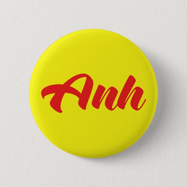 Vietnamese Brother - Anh ~ Tiếng Việt Language 2 Inch Round Button (Front)