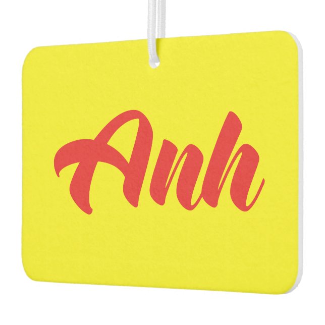 Vietnamese Brother - Anh ~ Tiếng Việt Language Air Freshener (Left)