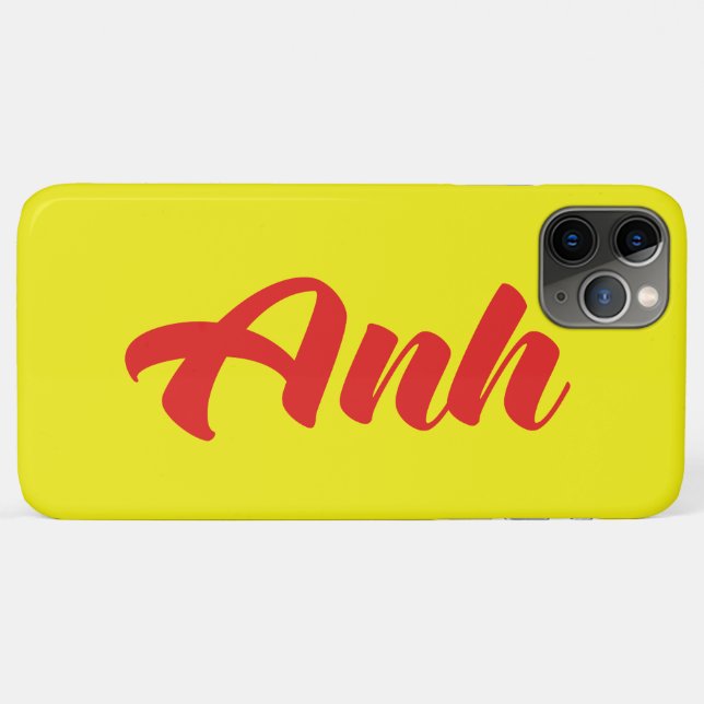 Vietnamese Brother - Anh ~ Tiếng Việt Language Case-Mate iPhone Case (Back (Horizontal))